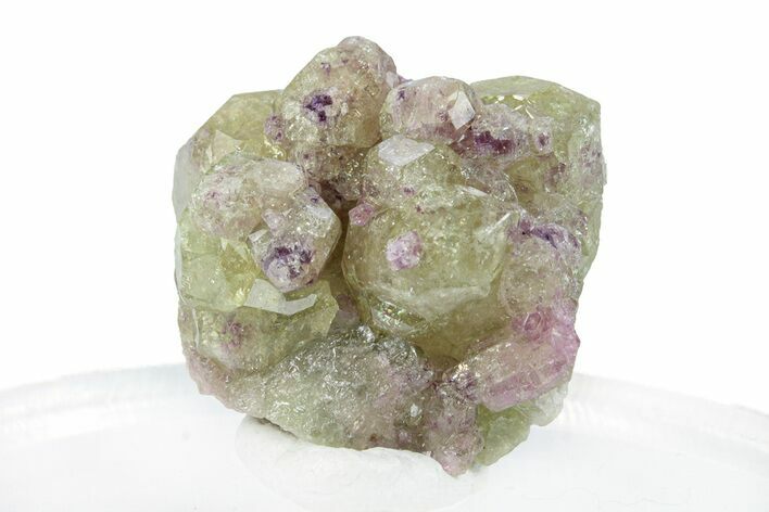 Lustrous Vesuvianite Crystal Cluster - Jeffrey Mine, Canada #287037